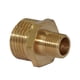 thumbnail image 4 of Acoplador De Púas De Cobre Amarillo Conector De Extremos De Las Instalaciones De Tuberías Del Buje Del Hex. Para El Del 3-8 a 1-8 Baoblaze Acoplamiento de latón, 4 of 5
