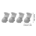 thumbnail image 3 of Dog Boots, Paw Protector, Adjustable Soft Snow Boots for Small and Medium Dogs, Non-Slip Rubber Soles, Warm Fleece Lining, Indoor and Outdoor Use, 4 Pieces, 3 of 5