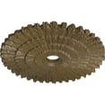 thumbnail image 3 of Ekena Millwork 24 3/4"OD x 3 1/4"ID x 1 7/8"P Eryn Ceiling Medallion (Fits Canopies up to 4"), Hand-Painted Mississippi Mud, 3 of 6