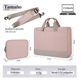 thumbnail image 2 of Impermeable Bolsa Maletín Para Laptop De 15.6 Pulgadas  ROSA, 2 of 5