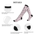 thumbnail image 5 of Rateoe Cute Cupcake Compression Socks for Women and Men 20-30mmHg-Circulation Support Socks Knee High Nurse Pregnant Running Medical and Travel Athletic, 5 of 7