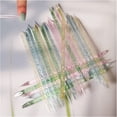 thumbnail image 3 of Nail Cuticle Pusher Crystal Double Ended Reusable Nail Cuticle Removal Pedicure Stick Fork Nail Cleansing Care Tool to Remove Eyelashes Nail Tools for Manicure (Color : Green 20PCS), 3 of 5