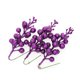 thumbnail image 5 of Mini Fruta Artificial Berry Flower Plástico Perla Estambre Cereza Boda Festival, Plata Feliz Sencillez, 5 of 5