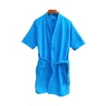 thumbnail image 2 of Bata de Baño Unisex TexBen Microfibra Azul Turquesa, 2 of 4