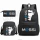 thumbnail image 2 of 3pcs Football Super Stars Messi Backpack Children's School Backpack Women Men Travel Laptop Teens Mochilas Students Totes Sac, 2 of 4
