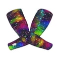 thumbnail image 2 of Fotbe Bright Universe UV Sun Protection Arm Sleeves - Tattoo Cover Up - Basketball Arm Sleeve UPF 50 Cooling for Men Women, 2 of 8