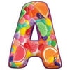 iscream Microbead Fleece-Backed Letter A Initial Pillow