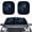 Crow Raven Moon Forest, variant on Xoenoiee Owl Flower Moon Cloud Print 2pcs Windshield Sun Shade for SUV Truck (28.5x25.5 Inches), Sun Shade Windshield, Shades for Front Windows, Protector Blocks UV