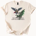 thumbnail image 1 of ALVORD T-Shirt Graphique Dragon Michael Irlandais Tee Épée d'Ange Unisexe P-5TG, 1 of 3