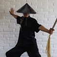 thumbnail image 3 of Sombrero ninja, sombrero de bambú, gorro ninja para cosplay, gorra ninja para actuaciones en el escenario, decoración para fiestas., 3 of 7