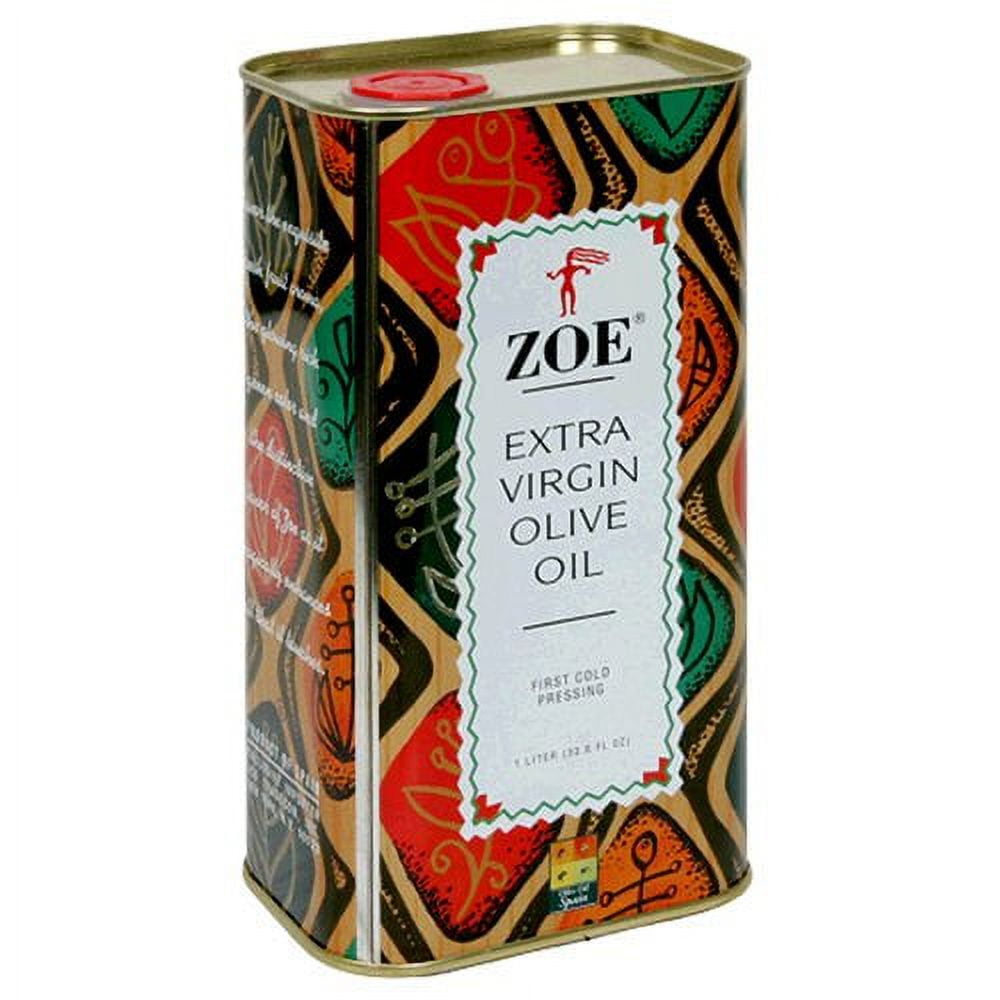 Zoe - Extra Virgin Olive Oil - Case of 6 - 1 Liter