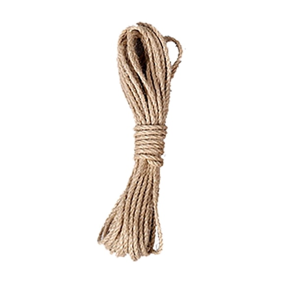 Miommo Sisal Rope, 4mm x 10m Natural Jute Rope for Scratching Post Repair, DIY Cat Tree Crafting and Home Decor, Durable and Scratch Resistant Rope