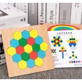thumbnail image 1 of Jigsaw Board Wood Puzzle Kid Creative Diy Toy Tangram Color Puzzle Model Puzzle Fold Magic Puzzle Fidget Iq Puzzle Light Toys For Kid Puzzle 1000 Pieces Christmas Gift, 1 of 6