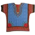thumbnail image 2 of Riviera Sun Dashiki-Style Shirt for Men with Pockets – Boho Print Casual Top (Royal, 2XL / 3XL), 2 of 2