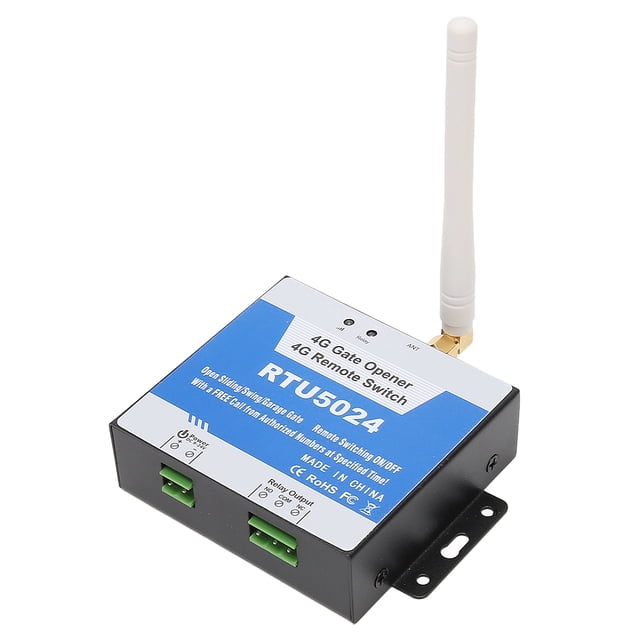 GSM Door Opener, Support Standard SIM Card GSM Gate Controller RTU5024 4G Programmable Relay for Garages