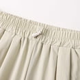 thumbnail image 6 of SJLDQY Girls Cargo Pants Casual Elastic Drawstring Waist Baggy Pants for Girls Straight Fit Pants with Pockets, 6 of 7