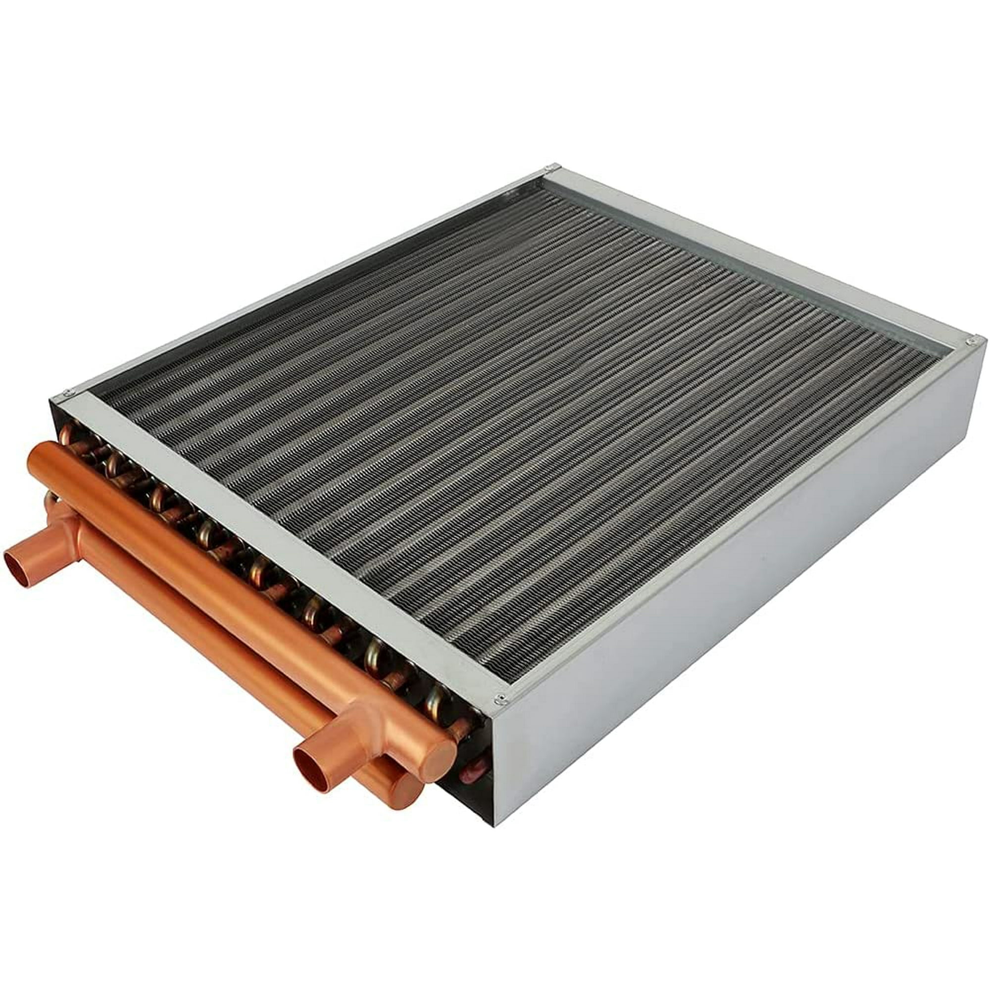 16 x 18 Water to Air Heat Exchanger with 1 Copper Ports Perfectly with Outdoor  Furnace Ideal for Residential HVAC System - Walmart.com