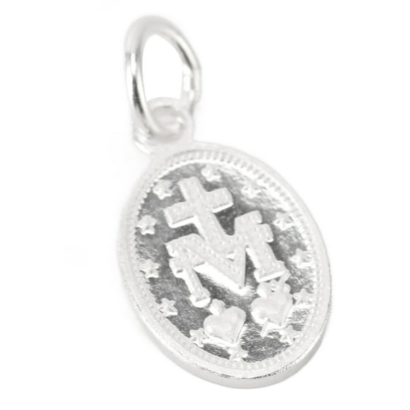 Virgin Mary Medal,Miraculous Medal Universal 925 Miraculous Medal Pendant Virgin Mary Pendant Finely Tuned Performance