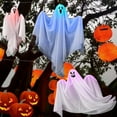 thumbnail image 3 of Halloween Hanging Ghosts Decorations,Cute Flying Ghost for Front Yard Patio Lawn Garden Outdoor Tree Décor ,Light Up Ghost Decorations with LED Lights,Halloween Decorations for Indoor, 3 of 8
