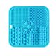 thumbnail image 1 of Pet Lick Mat Soft Silicone Prevent Choking Relieve Throat Sickness Cat Slow Eating Dish with Skid Resistance Suction Cup Sky Blue, 1 of 1