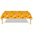 thumbnail image 4 of XIA0LE Halloween Tablecloth Disposable Plastic Table Cover 54"X 108"Pumpkin Spider Web Lovely Ghost Table Cloth For Halloween Decorations Birthday Party Dinner, Home Decor (Orange), 4 of 8