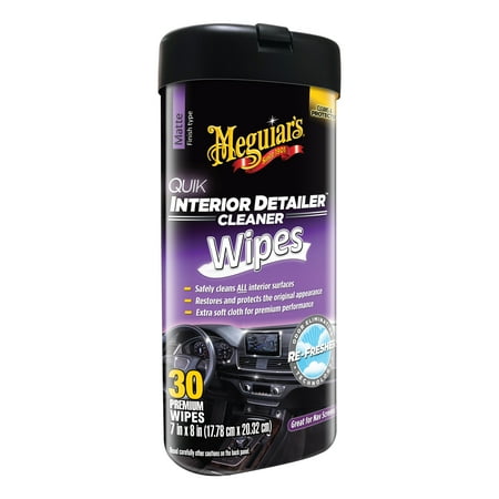 UPC 070382001360 product image for Meguiar s Quik Interior Detailer Cleaner Wipes  G13600  30 Wipes | upcitemdb.com