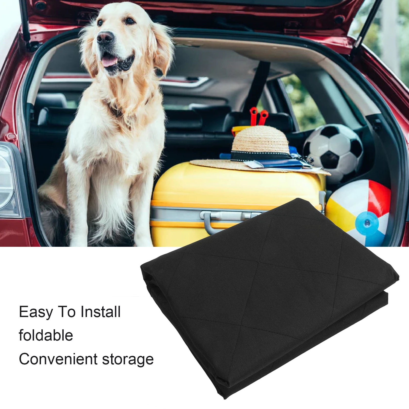 Pet Dog Trunk Pet Dog Trunk Dog Liner Liner Oxford Car Dog Cover Waterproof Car Pet Mat Black Car Pet Mat Liner Walmart