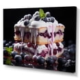 thumbnail image 2 of Designart "Delectable Blueberry Cake I" Food & Beverage Wall Decor, 2 of 5