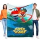 thumbnail image 1 of Super Wings anti-pilling, suave, ligera, esponjosa y acogedora de lujo para hogar y cocina – Perfecta para niños y adultos,150X130cm, 1 of 6