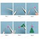 thumbnail image 4 of 1 caja DIY para hacer 10 pares de aretes de madera con diseño de contraste, kit para hacer aretes con dijes geométricos de madera, cuentas de madera y accesorios para aretes., 4 of 7