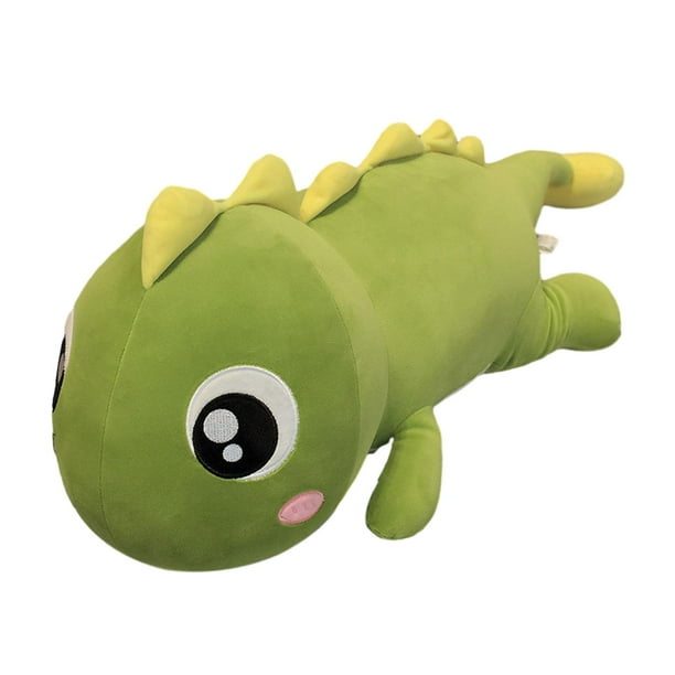 Muñeco de peluche de dinosaurio suave, almohada para coche, lindo dinosaurio de peluche, animal de peluche para regalo espalda amarilla