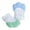 Green+Blue, variant on Soothing Teething Mitten 2 Pack,Pain Relief,Protection Glove,Stimulating Teether,0-12 Months (Blue Green)