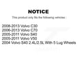 thumbnail image 2 of Transit Auto Rear Disc Brake Caliper Coated Rotors and Semi-Metallic Pads Kit for Car Volvo S40 C30 V50 C70 KCG-100310S, 2 of 11
