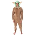 thumbnail image 2 of Star Wars Adult Unisex Baby Yoda The Child Costume One-Piece Union Suit Pajama Onesie For Men And Women, 2 of 6