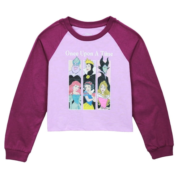 Girls Disney Once Upon A Time Collage Long Sleeve Shirt
