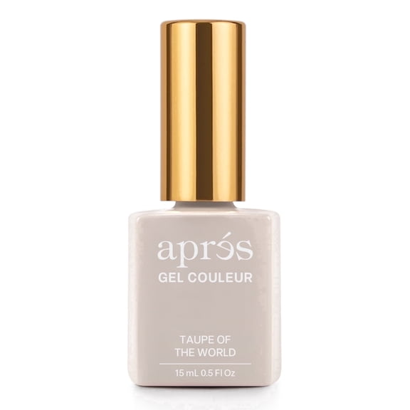 APRÉS Gel Couleur Gel Nail Polish, HEMA & TPO-Free, Taupe Of The World 320, 15ml