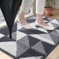 thumbnail image 2 of Buganda Indoor Door Mat, Non Slip Absorbent Resist Dirt Entrance Mat, Grey, 20"x 32", 2 of 7