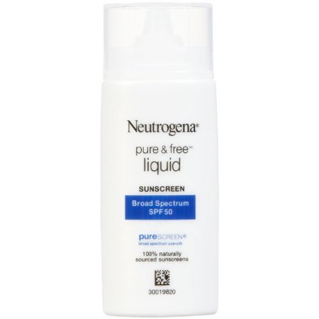Liquid Sunscreen - 3 Pack - Neutrogena Pure & Free Liquid Sunscreen SPF 50 1.4oz Each