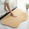 thumbnail image 4 of Clearance! Fanshiluo Bathroom Toilet Door Absorbent Floor Mat Carpet Bedroom Non-Slip Foot Pad Bath Rug Bathroom Mat Kitchen Mat, 4 of 8