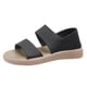 thumbnail image 1 of Sandalias planas de fondo suave, zapatos transpirables de estilo romano para playa, sandalias informales con una correa para mujer, 1 of 6