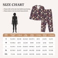 thumbnail image 4 of Hirioo Skull record rock for Women's Pajama Sets 2 Piece Pjs Women's Long-Sleeved Pajama Set Button Down Sleepwear,S-XXL-XX-Large, 4 of 7