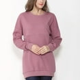 thumbnail image 6 of Diufon Women's Maternity Sweatshirt Casual Loose Long Sleeve Crewneck Pullover Tops Pregnant Breastfeeding Shirts, 6 of 7