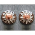 thumbnail image 2 of Set Of 32 Screw Back Concho Three Tone Ing Round Copper Dome Silver Brown, 2 of 4