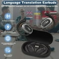 thumbnail image 5 of AI Translator Earbuds Real Time Translation 144 Languages 5 Modes 3-in-1 HD Sound Earphones with App for iOS Android, 5 of 5