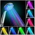 thumbnail image 3 of Vive Comb Colorful Shower Head Home Bathroom 7 Colors Changing LED Shower Water Glow Light, 3 of 9