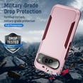 thumbnail image 6 of KOMI for Pixel 9 Pro XL Case,Google Pixel 9 Pro XL Case,with Screen Protector,[Military Grade Drop Tested] Heavy-Duty Tough Rugged Shockproof Protective Case for Google Pixel 9 Pro XL, Pink, 6 of 6
