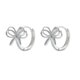 thumbnail image 1 of Chapado Floral Pequeño Oro Pendientes de aro Elegante Dainty Trendy Stuff Cute Little Hoop Pendientes Árbol Rose Declaración Joyería para Mujeres Adolescente Chica, 1 of 8