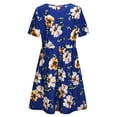 thumbnail image 3 of Todaioua Maternity Dresses for Women 2024 Short Sleeve Floral Print Nursing Dress for Breastfeeding Casual, 3 of 8