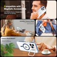 thumbnail image 2 of iPhone 15 Pro Max Phone Case[with Magsafe][with Invisible Camera Stand][Military Grade Drop Protection][with Detachable Buttons]Fast Wireless Charging Anti-Fingerprint Phone Case,6.7 inch,Blue, 2 of 14