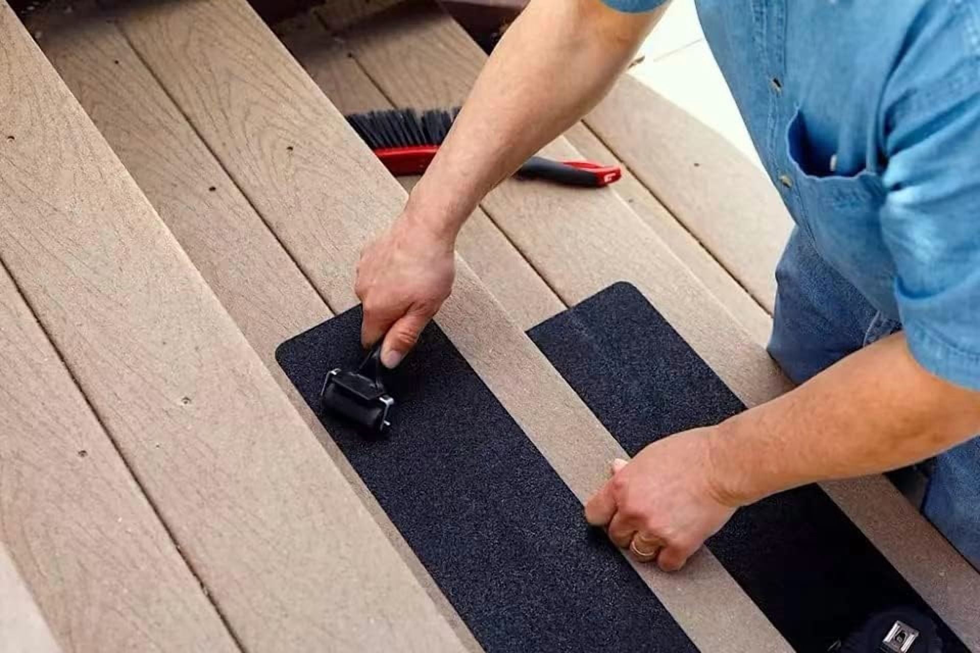 Anti Slip Traction Tape Outdoor 2 in x 60 Foot, Non Slip Safety Tape for Steps, Grip Tape for Stairs, Tread Tape Use on Walkways, Stairs, Ramps and Decks